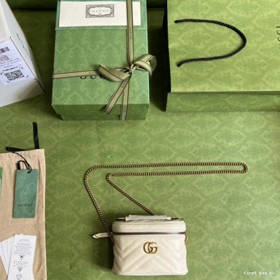 Firstbag ru bag GUCCI Marmont top handle GG mini 0728